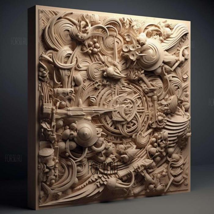Хиро Хамада 4 3d stl модель для ЧПУ
